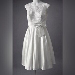 Tea length wedding dress